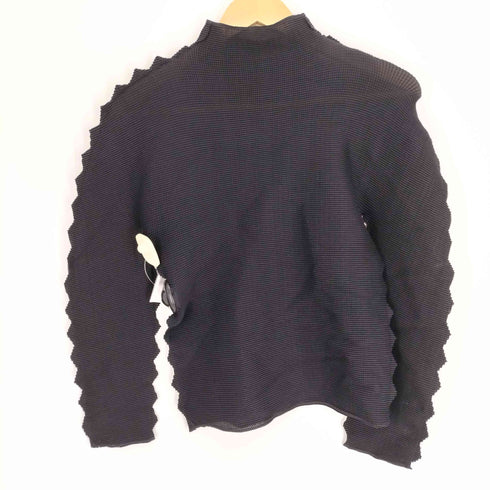 ミー イッセイミヤケ me ISSEY MIYAKE 14SS 変形 トゲトゲ  ワッフル プリーツ カットソー  レディース